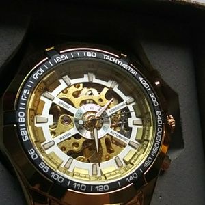 Mens Skeleton Watch